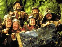 The Time Bandits with the map of the universe