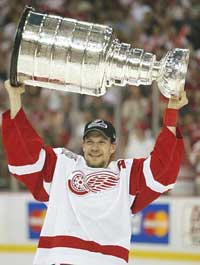 Niklas Lidstrom of the Detroit Redwings