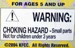 KFC Choking Hazard