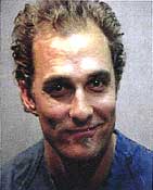 Matthew McConaughey mugshot