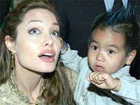Angelina Jolie and her Cambodian baby