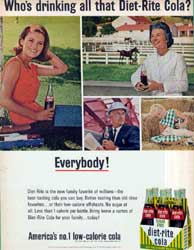Everybody's drinking Diet-Rite Cola!  Even Lindsay Wagner!