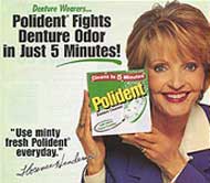 Florence Henderson wears dentures!  Ha ha!