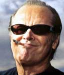 Jack Nicholson.  Just doesn't give a fuck.