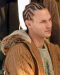 Federline working the cracker corn rows